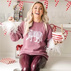 Living Fully Co Christmas Sweatshirt